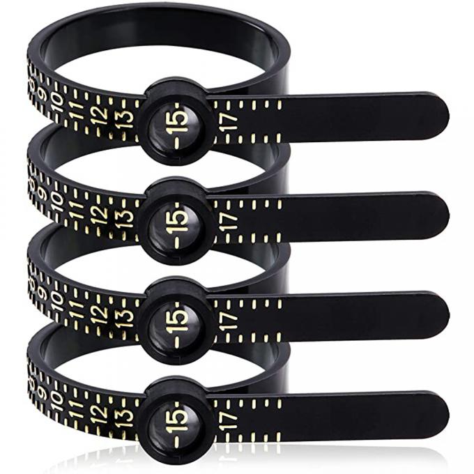 Mücevher Aksesuarları Aletler Plastik Yüzük Boyutlu US 1-17 4